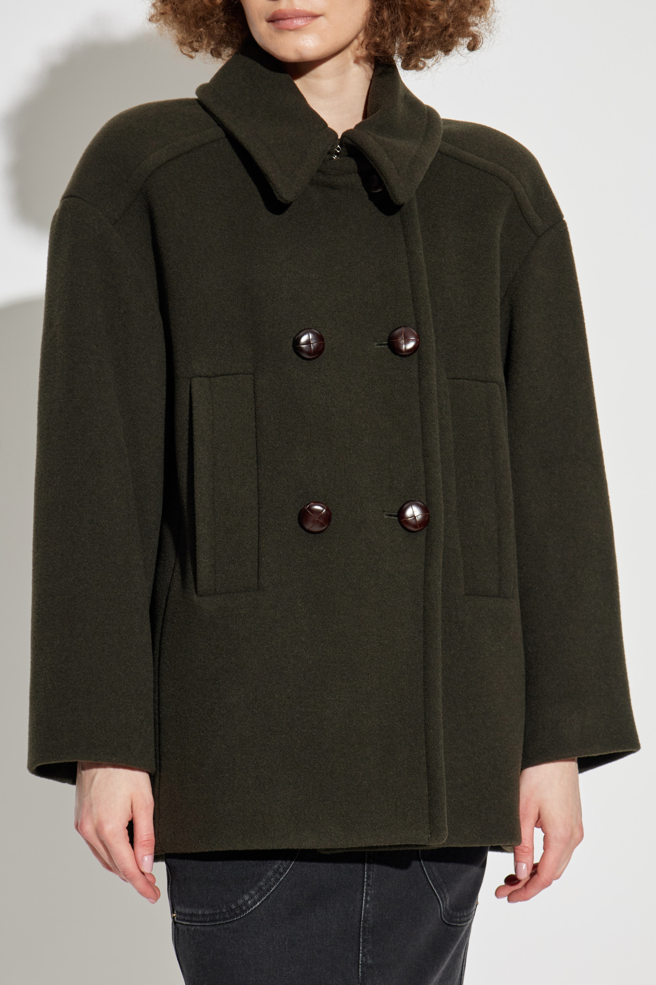 コート Isabel Marant Sand Wool Blend Fiby Coat Isabel Marant Sand Wool Blend Fiby Coat In Neutral | ModeSens